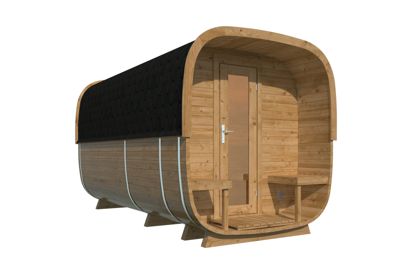 Rovaniemi cube sauna pod (Thermowood) – 3.9 x 2.19m