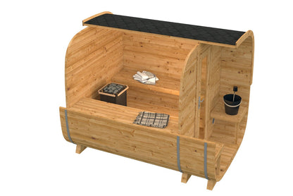 Rovaniemi cube sauna (Thermowood) – 2.85 x 2.19m