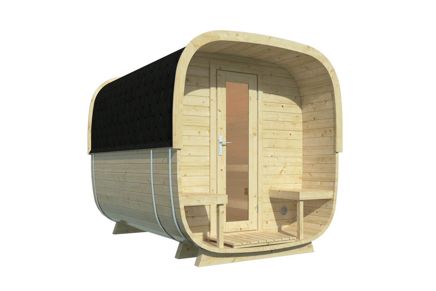 Rovaniemi sauna cube (Spruce) – 2.85 x 2.19m