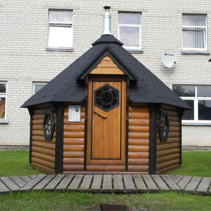 6 Person Traditional Outdoor Sauna Cabin