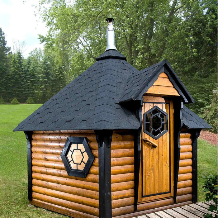 6 Person Traditional Outdoor Sauna Cabin