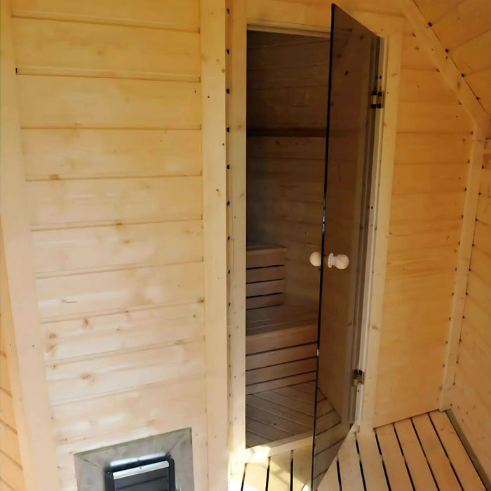 6 Person Traditional Outdoor Sauna Cabin