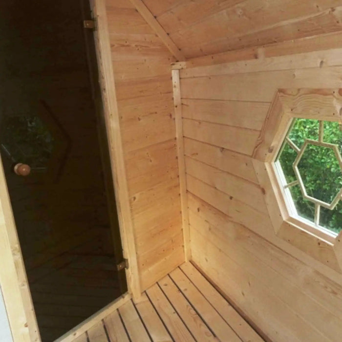 6 Person Traditional Outdoor Sauna Cabin