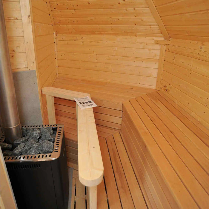 6 Person Traditional Outdoor Sauna Cabin