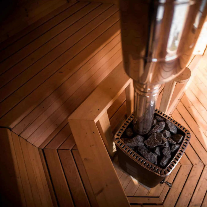 6 Person Traditional Outdoor Sauna Cabin
