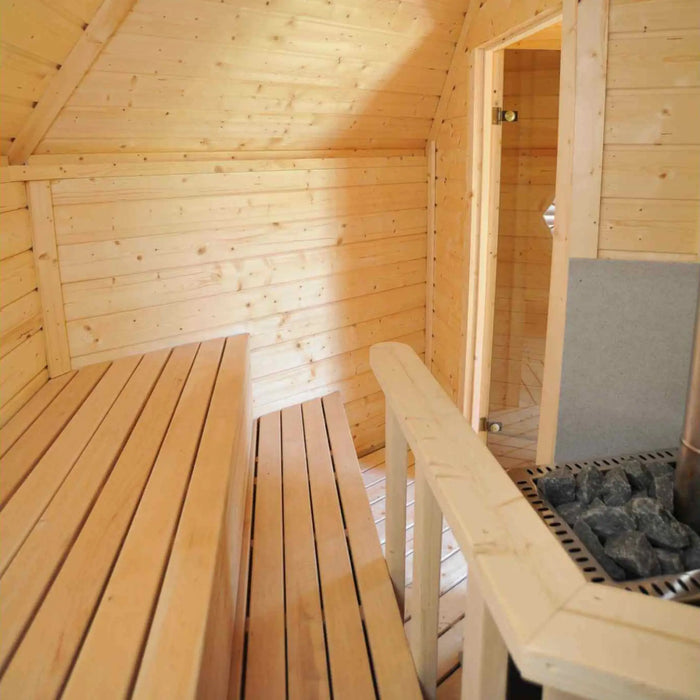 6 Person Traditional Outdoor Sauna Cabin