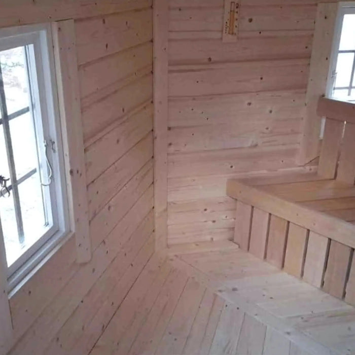 6 Person Traditional Outdoor Sauna Cabin