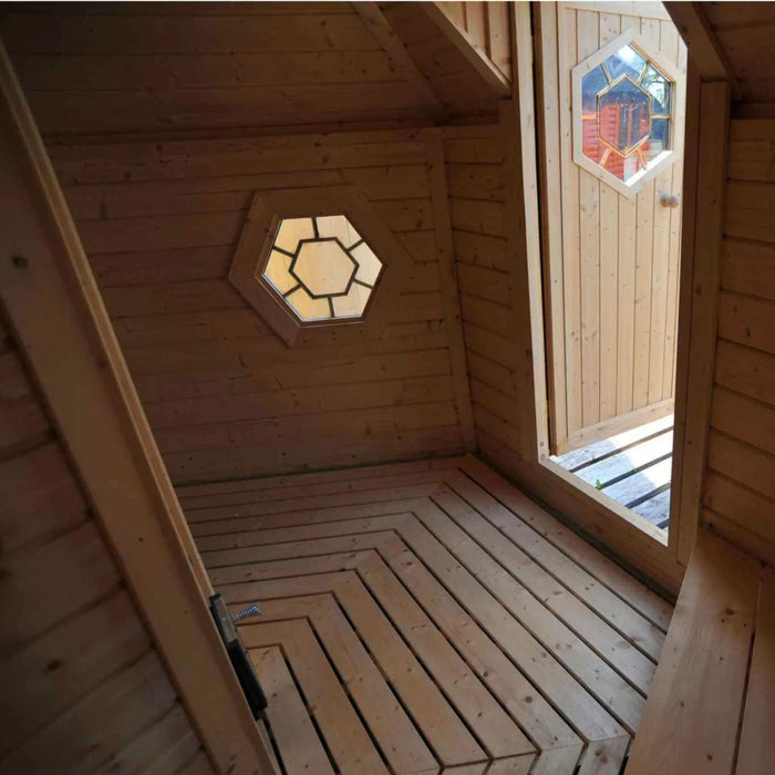 6 Person Traditional Outdoor Sauna Cabin