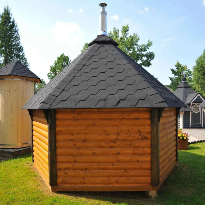 6 Person Traditional Outdoor Sauna Cabin