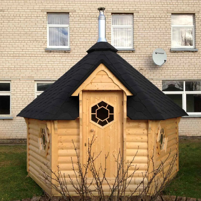 6 Person Traditional Outdoor Sauna Cabin