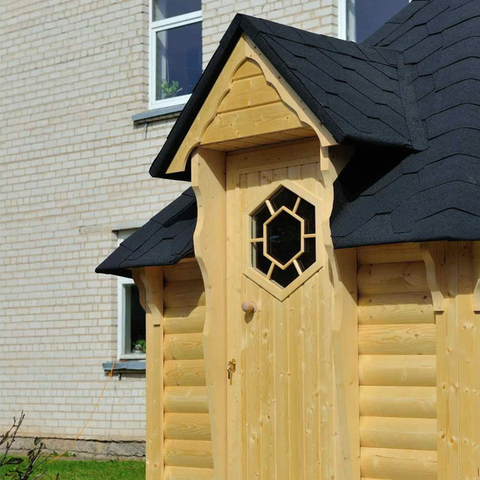 6 Person Traditional Outdoor Sauna Cabin