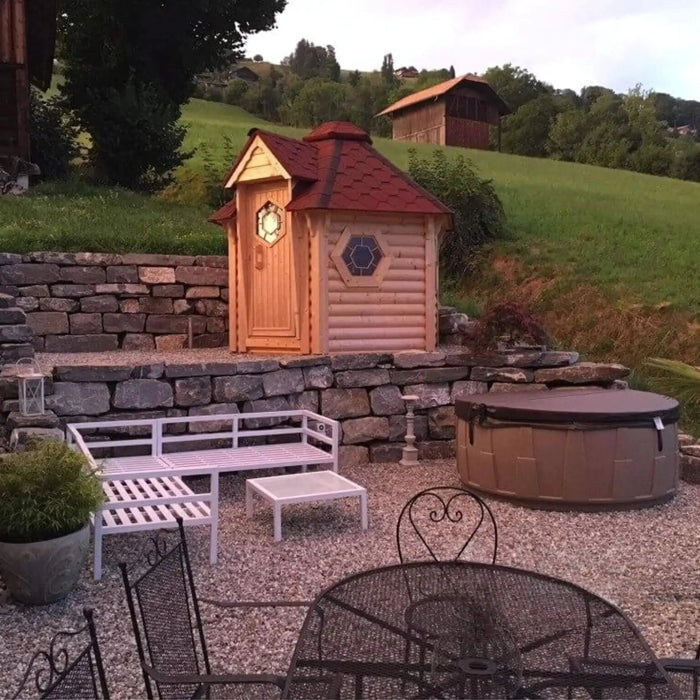 6 Person Traditional Outdoor Sauna Cabin
