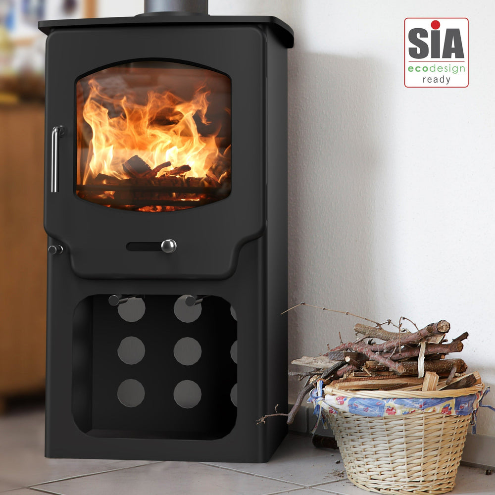 Saltfire ST-X4 Tall Eco Design Ready Wood Burning & Multi-Fuel Stove