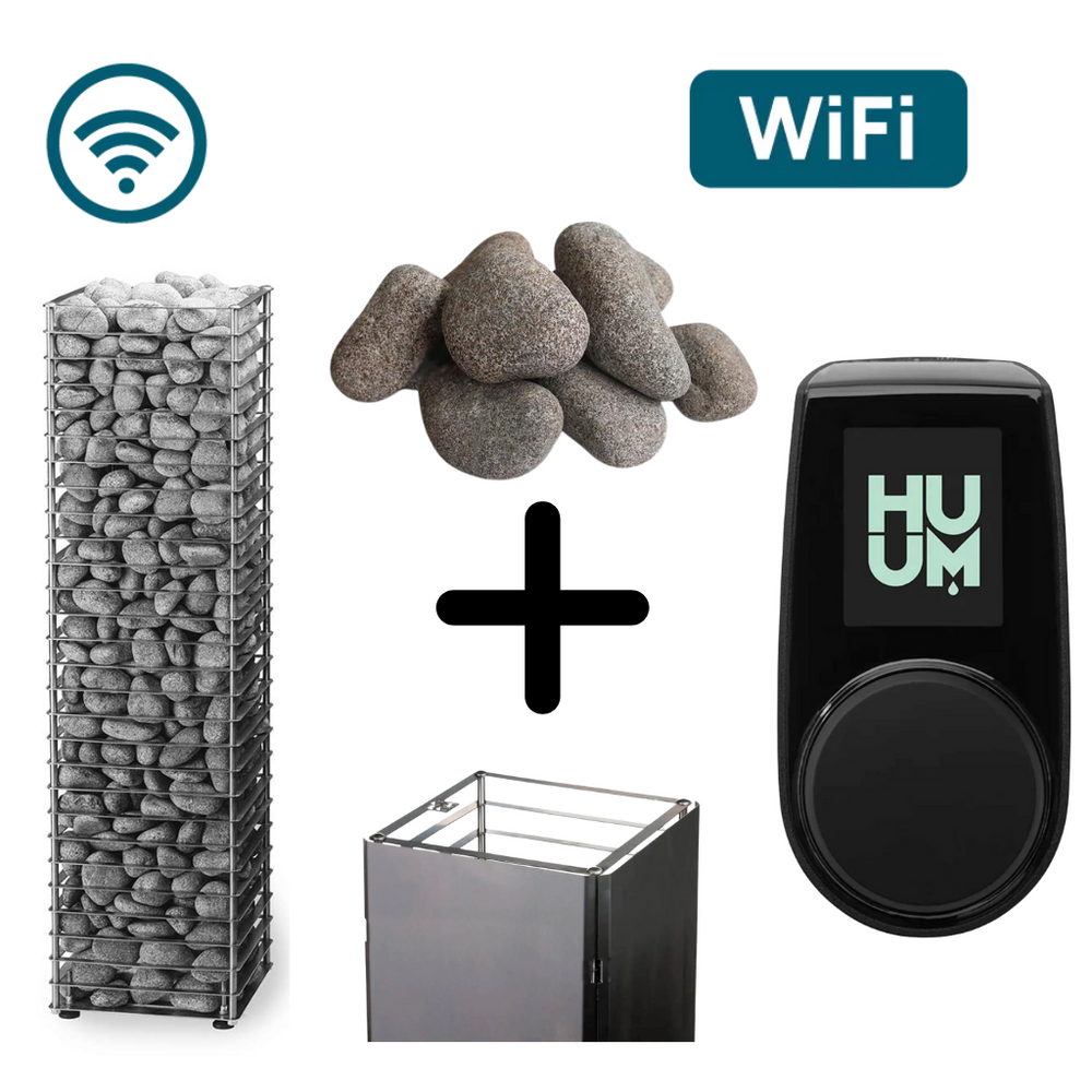 Huum Steel Heater /w Wifi Bundle