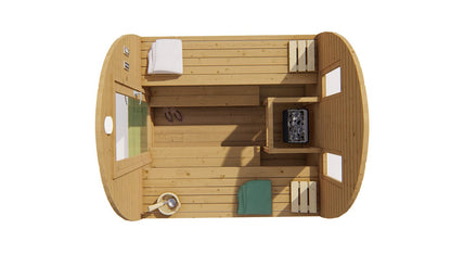 Tolva sauna pod (Thermowood) - 2.25 x 2.6m