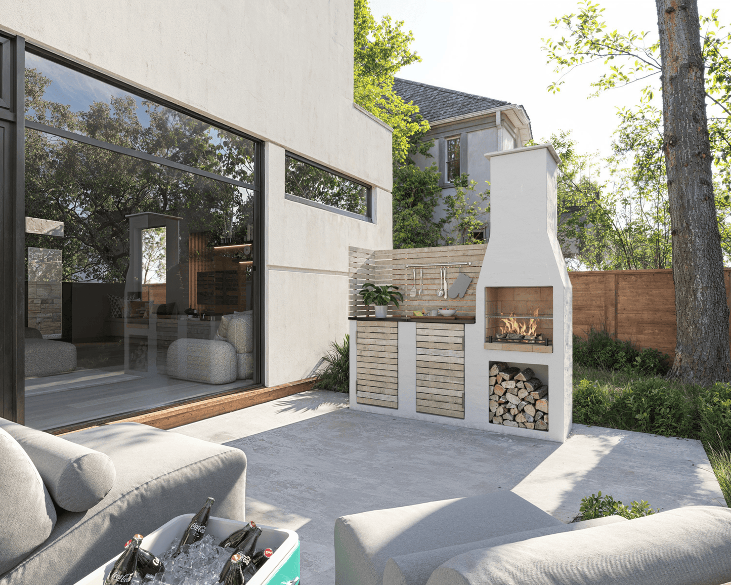The Hale Outdoor Kitchen – Left Hand Kit