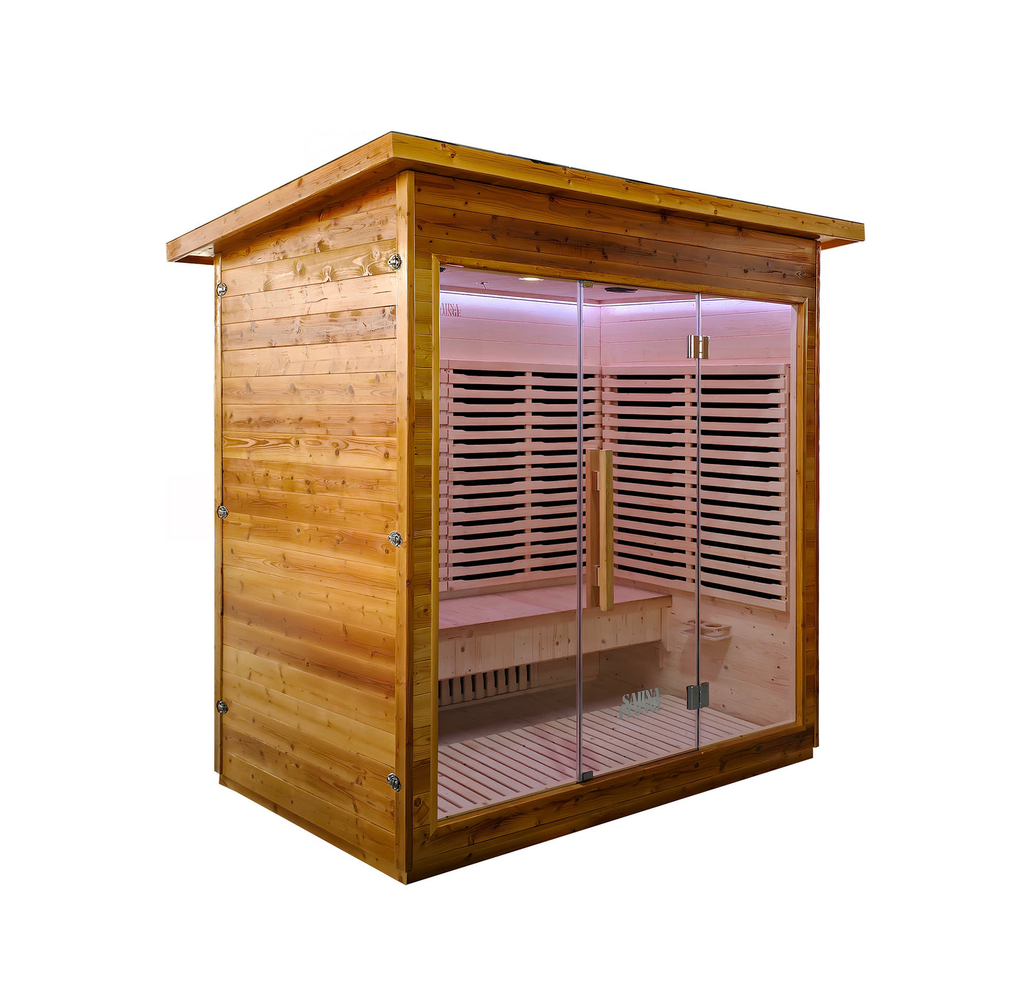 The Yorkshire Cabin by SaunaPlunge - Thermo Treated Outdoor Infrared Sauna - 4 Person