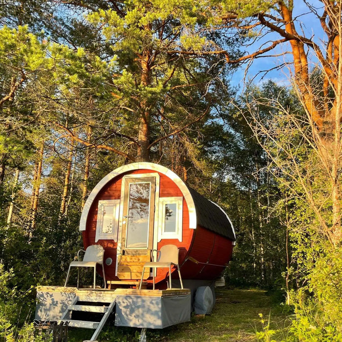 Small 2 Person Glamping Barrel