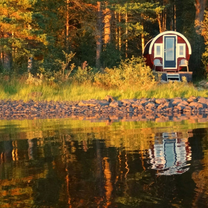 Small 2 Person Glamping Barrel