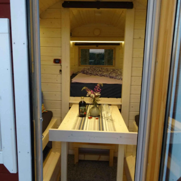 Small 2 Person Glamping Barrel