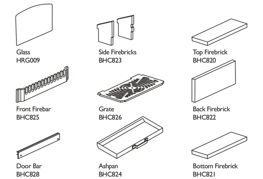 Carron ECO Stove 5kW - Black Enamel
