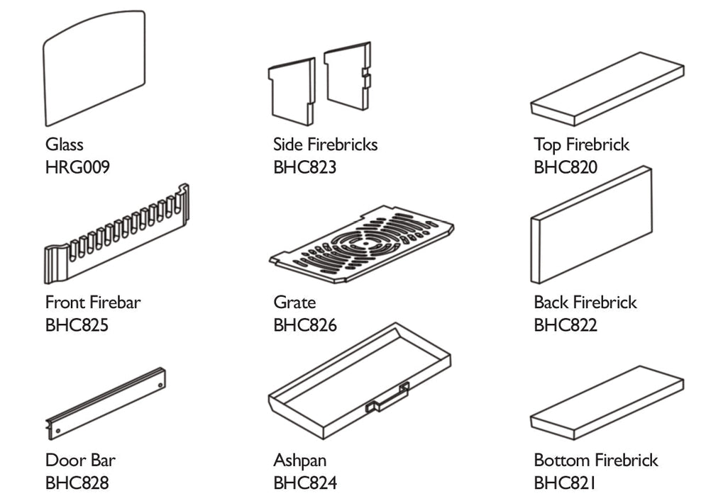 Carron ECO Stove 5kW - Ash Grey Enamel