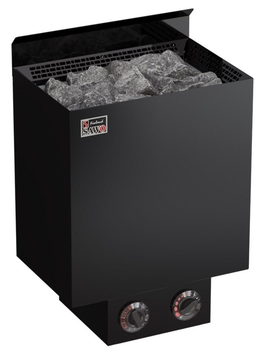 SAWO NORDEX BLACK NB, NRN-80NB-BL-Z-C 8,0kW, WITH BUILT-IN CONTROL