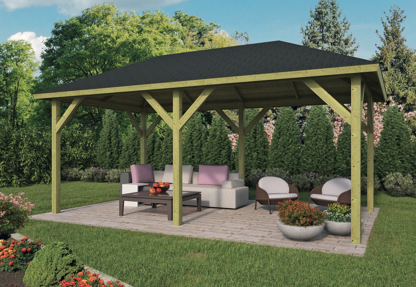 Superior Gazebo - 3.4m x 5.9m
