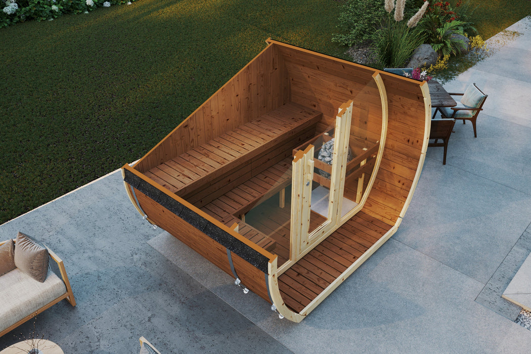 SaunaSupply SUSI 200 Thermowood Outdoor Sauna - 3 Person