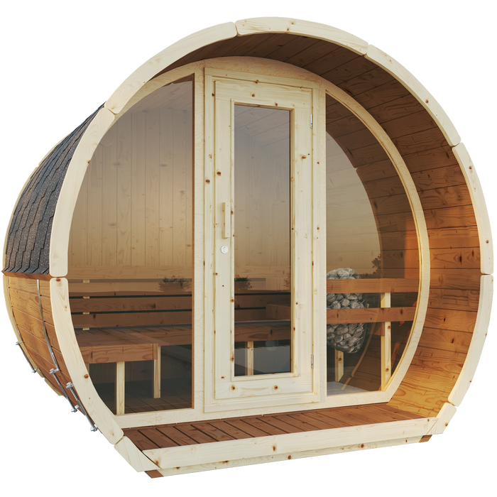 SaunaSupply SUSI 200 Thermowood Outdoor Sauna - 3 Person
