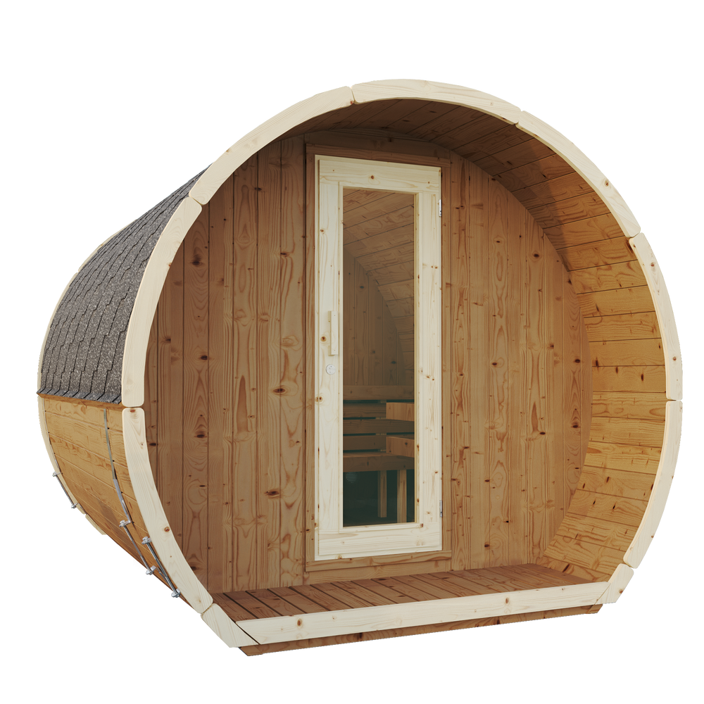 SaunaSupply SUSI 280 Thermowood Outdoor Sauna - 6 Person