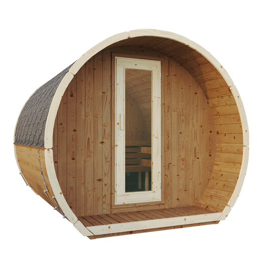 SaunaSupply SUSI 280 Thermowood Outdoor Sauna - 6 Person