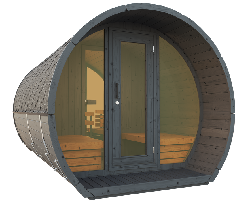 SaunaSupply SUSI 330 Thermowood Outdoor Sauna - 6 Person