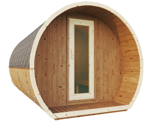 SaunaSupply SUSI 330 Thermowood Outdoor Sauna - 6 Person