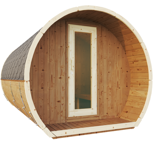 SaunaSupply SUSI 400 Thermowood Outdoor Sauna - 6 Person