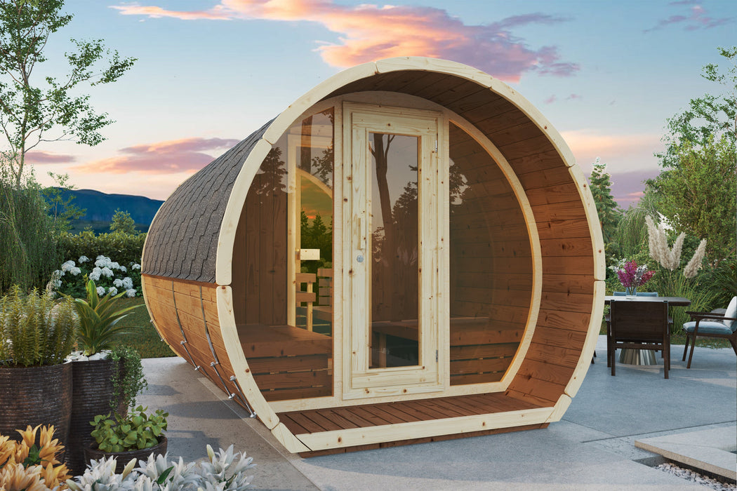 SaunaSupply SUSI 400 Thermowood Outdoor Sauna - 6 Person