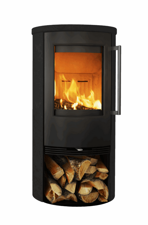 TermaTech TT21RS Wood Burning Stove with Black Marbled Soapstone Panels