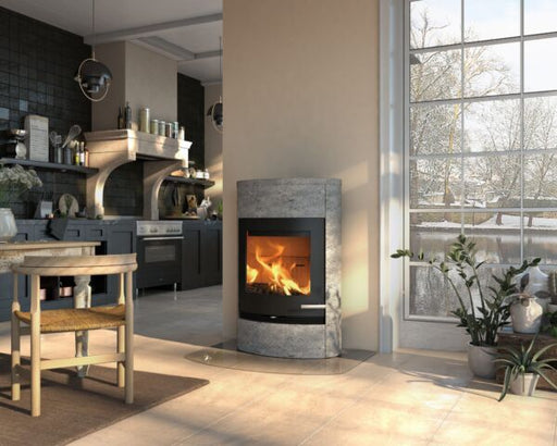 TermaTech TT22HST Heat Storage Wood Burning Stove 7.5kW Black