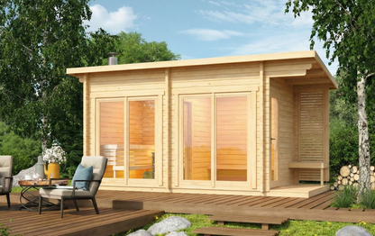 Tampere Large Garden Sauna 4.32 x 2.28m