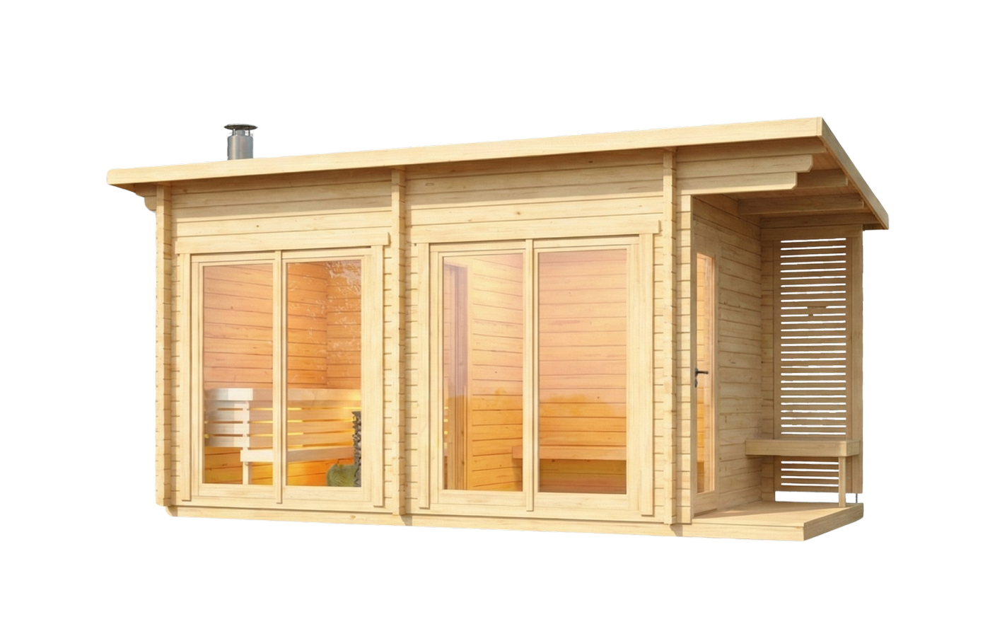 Tampere Large Garden Sauna 4.32 x 2.28m