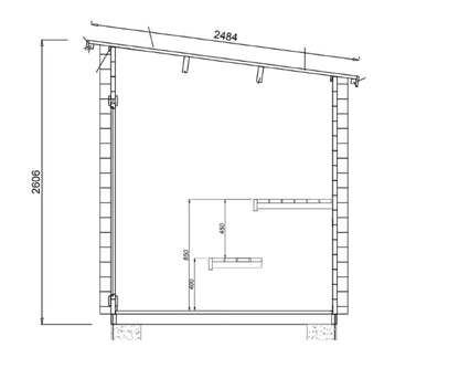 Tampere Sauna House (XL) 5.86m x 2.88m