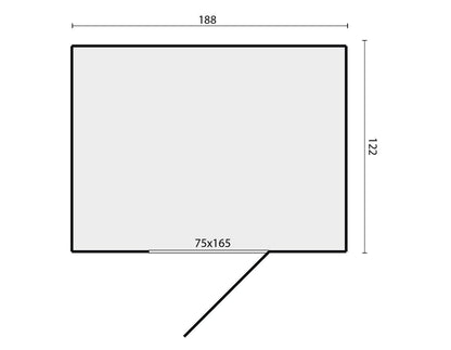 Pressure Impregnated Shed - Vincent 1.87 x 1.22m