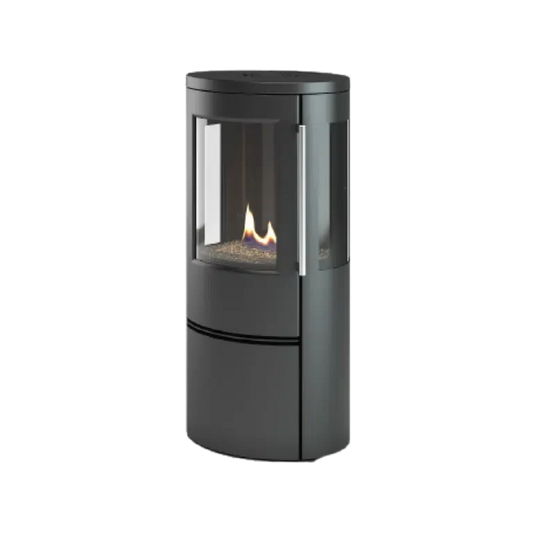 TermaTech Biotronic 23RG panoramic bioethanol fireplace front view