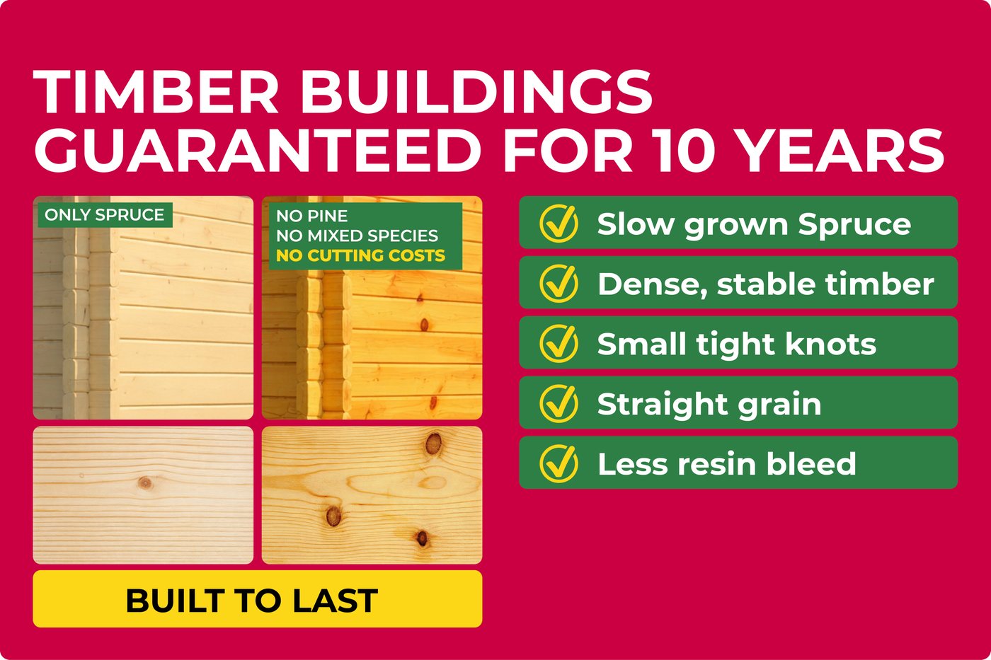 Jutka Log Cabin 6.78m x 6.78m