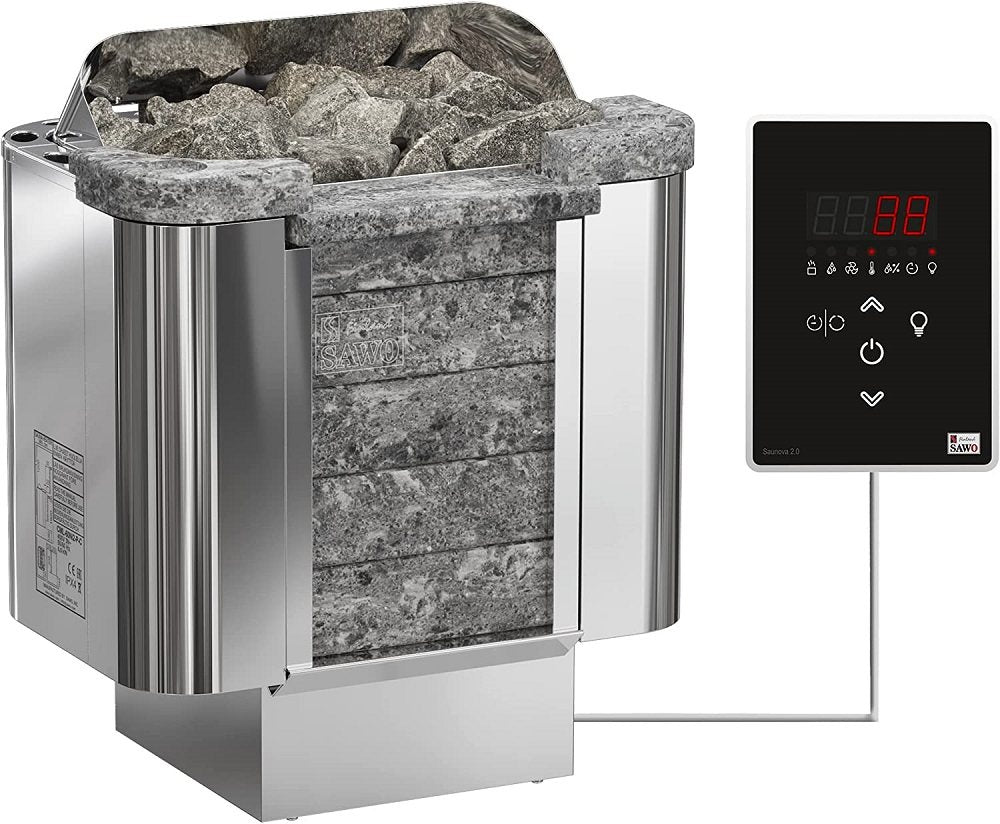 ELECTRIC SAUNA HEATER SAWO CUMULUS Ni2 CML-80NI2 8,0kW, WITH CONTROL UNIT