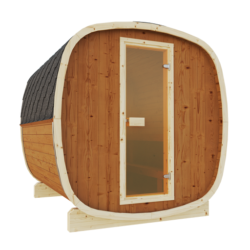 SaunaSupply UKU 230 Thermowood Outdoor Cube Sauna U - 3/4 Person