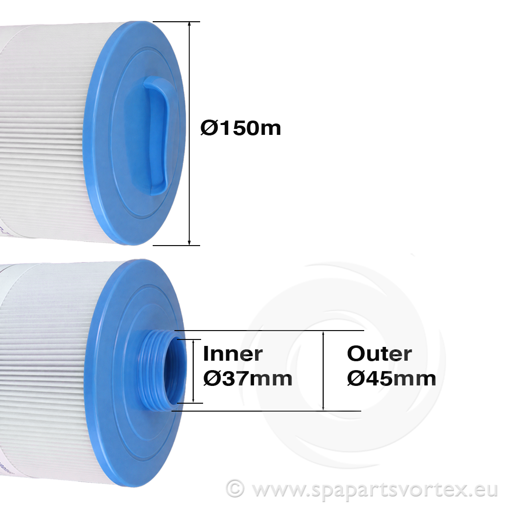 Vian R-6080 filter threaded base detail