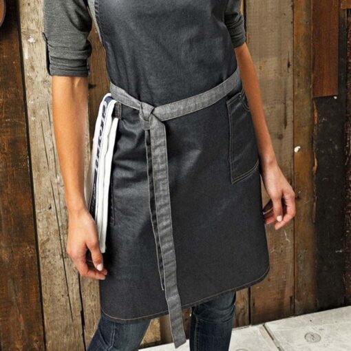 Wax Look Denim Apron