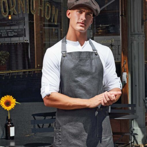 Wax Look Denim Apron