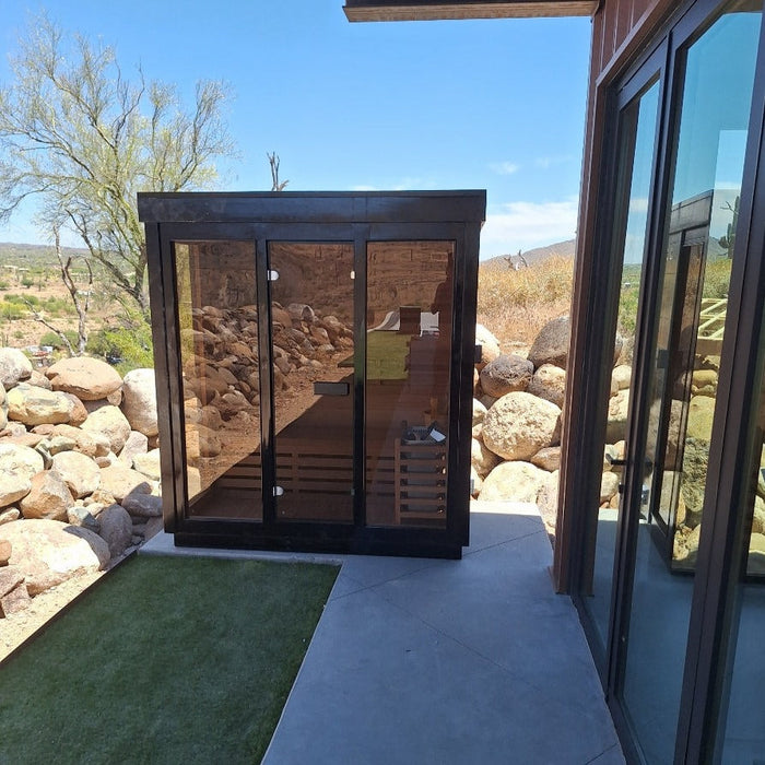 SAUNAONES® Square Sauna Minimalist Refresh 2